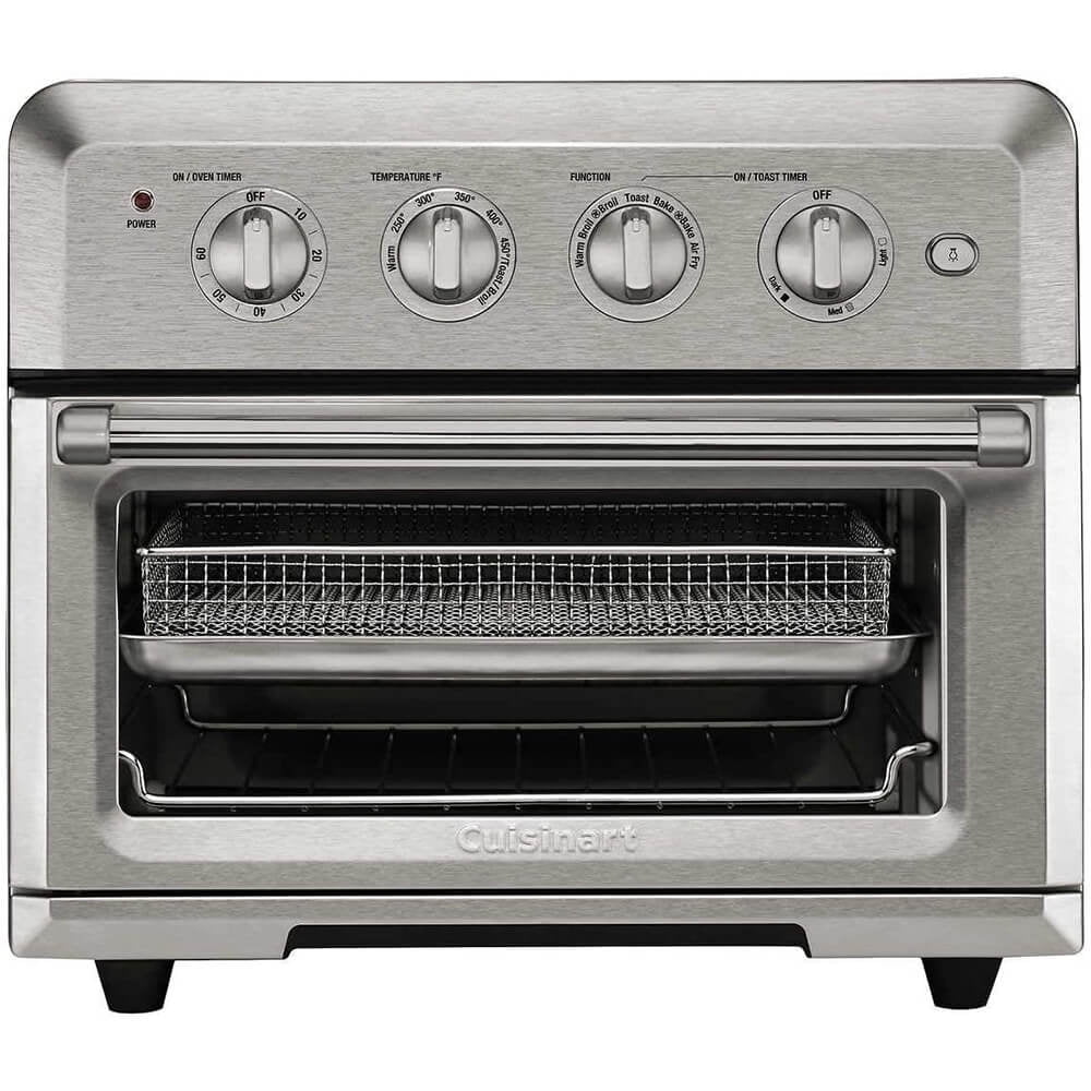 cuisinart air fryer toaster oven runs hot