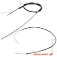 thumbnail image 6 of A-Premium Rear Driver and Passenger Side Parking Brake Cable Assembly Compatible with Chevrolet & GMC Models: Silverado 1500 Sierra 1500 2009 2010 2011 2012 2013, 2-PC Set - Replace# 25838775, 6 of 6