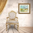 thumbnail image 3 of Delamater, Rob 24x20 Gold Ornate Wood Framed with Double Matting Museum Art Print Titled - Tuscan Plein Air I, 3 of 4