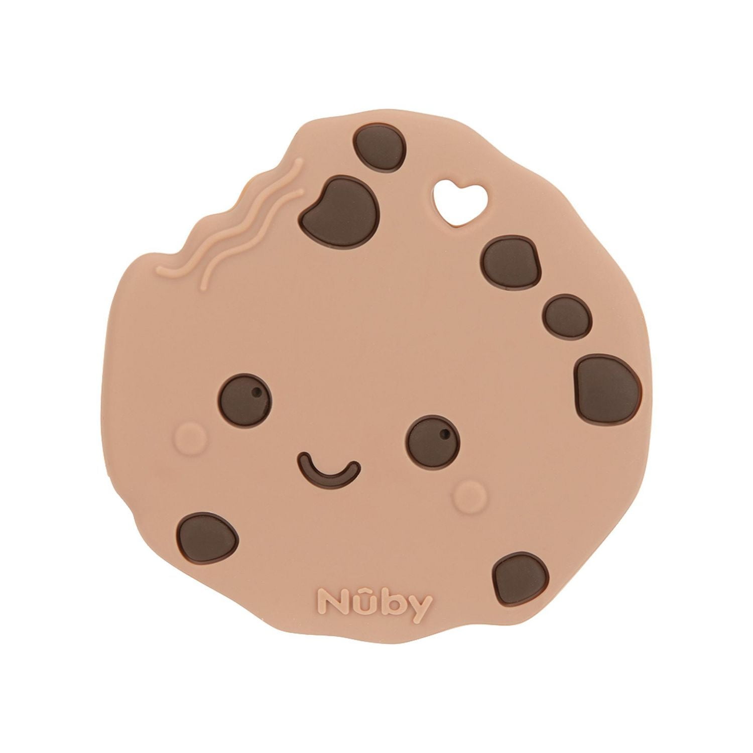 Nûby™ Lightweight & Easy to Hold Silicone Teethers – Milk & Cookies