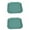 Green#0, variant on 2PCS Shallow Cat Food Bowl for Whisker Fatigue Relief 5.71 in Wide Pet Feeding Dish for Kittens and Short Legged Cats Plastic Grain Straw Material Wet and Dry Food Container Easy Clean Microwave Safe