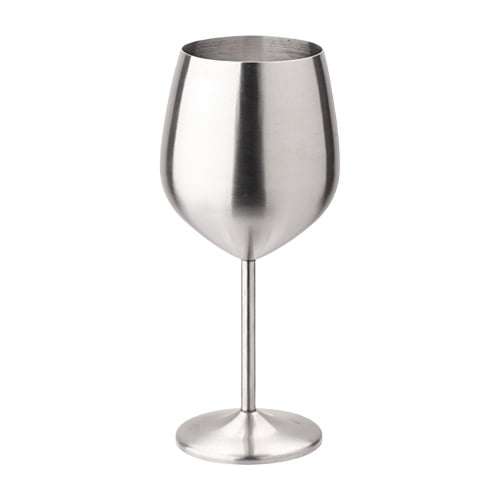 Metal Wine Goblet Stainless Steel Elegant High Hardness Widely  Used Metal Wine Glass Skinny Stem Wine Glasses Portable Metal Wine Glass  Wine Cup with Stems for Party Wedding Banquet(Gold Color