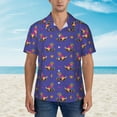thumbnail image 6 of Picia Labrador Retriever Dog Gentle Cotton Regular Fit Short Sleeve Casual Hawaiian Shirt for Men-Large, 6 of 9