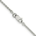 thumbnail image 3 of 925 Sterling Silver Spiga Wheat Chain Styles Necklace 1.45 mm Diamond-cut Round 20 inch 1.5, 3 of 4