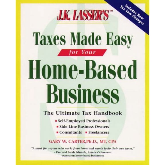 Pre-Owned J.K. Lasser's Taxes Made Easy for Home-Based Business (J. K. Lasser's from Ebay to Mary-Kay: Taxes Made Easy for Your Home-Based Business), 9780028620268, 0028620267, Hardcover,