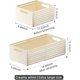thumbnail image 2 of Contenedores de almacenamiento de plástico plegables retráctiles con asas, caja de almacenamiento de fácil montaje para artículos diversos, ropa, contenedor de cocina, separadores de cajones,, 2 of 7