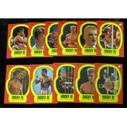 1985 Topps Rocky IV Sticker Set (11) Nm/Mt