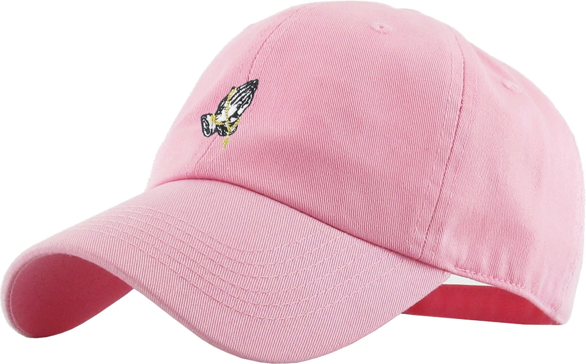 pink polo dad hat