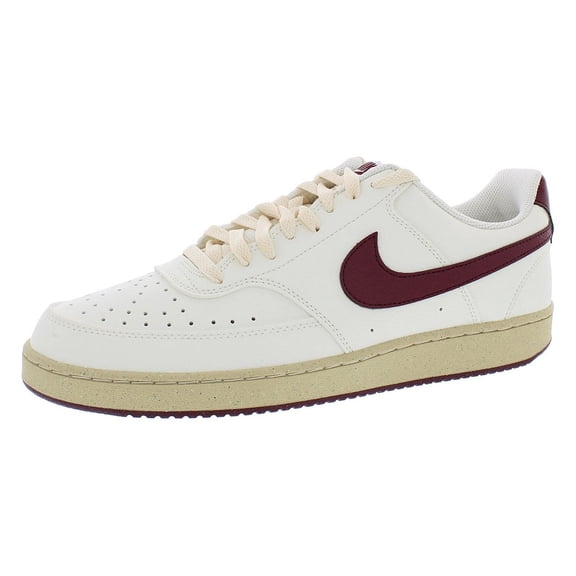 Nike Court Vision Lo NN Unisex Shoes Size 11.5, Color: Sail/Dark Beetroot/Pearl White