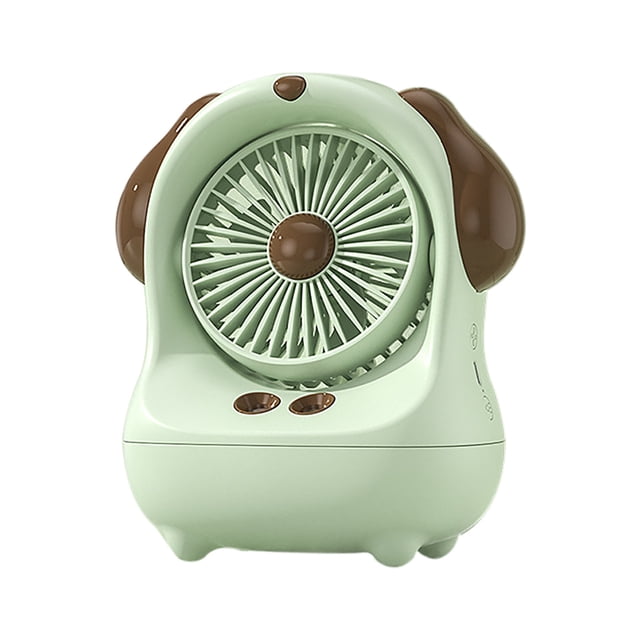 Deeceymbur Misting Fan Evaporative Cooler Personal Air Cooler Mini Desktop Humidifier with Water Tank USB Portable High Speed for Room Desk Office Summer