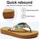 thumbnail image 3 of Sandalias Thong Flip For Women Summer Beach Yoga Mat para Interiores Al Aire Libre, 3 of 9