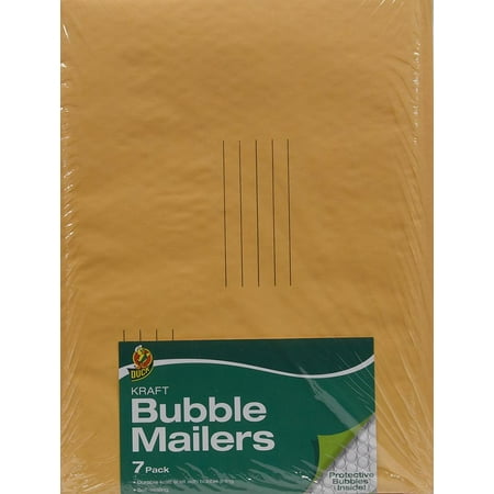 Airkraft Bubble - Duck Kraft Bubble Mailer, #5 (10.5 in. x 15 in.), Self-Sealing, 7-Count