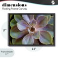 thumbnail image 5 of Stupell Industries Southwestern Blooming Succulent Leaves Black Floating Frame Canvas Art, 25 x 17, by Susan Bryant, 5 of 9