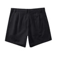 thumbnail image 5 of KPOPLK mens shorts Male Summer Sport Solid Shorts Drawstring Solid Pocket Shorts Quarter Pants Men Casual Shorts Size XL,Black, 5 of 5