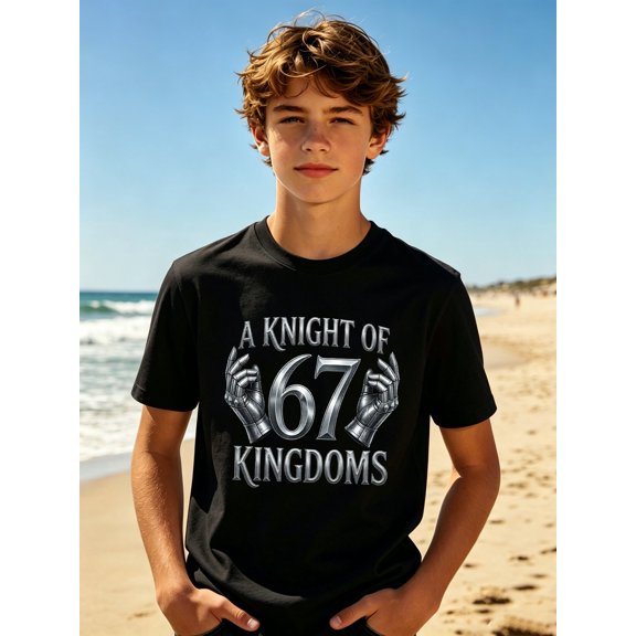 knight of 67 fantasy print t shirt teenagers t shirt 100 funny slogan tees teenagers graphic tees hip hop oversized shirt activities back to school outfits family