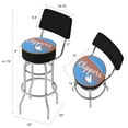 thumbnail image 4 of Trademark Gameroom San Diego Clippers Hardwood Classics Bar Stool with Back Rest, 4 of 5