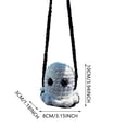 thumbnail image 3 of AKEGAMN Crochet Car Accessories Handmade Cute Small Pendant Car Accessories Halloween Car Rear View Ornament Car Accessories Interior Aesthetic ✨HANDMADE WITH QUALITY MATERIALS ----- Crafted with lo, 3 of 9