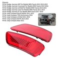 thumbnail image 4 of 2Pcs Rear Bumper Reflector Left/Right 57010720AC Fit for Dodge Journey AVP/Crew/Crossroad/GTRed Lens, 4 of 5