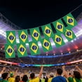 thumbnail image 6 of Yunuuuoa 3 Packs Brazil Football Fan Party Decorations, 20-Pack Bunting Flags for Sports Bar Themed Atmosphere, World Cup Viewing Party Supplies, Team Spirit Banner String for Home Game Day Decor, 6 of 6