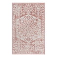 thumbnail image 3 of Unique Loom Oxford Collection Area Rug - Sheldonian (2' x 3' 1" Rectangle Pink/Ivory), 3 of 7