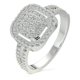 thumbnail image 1 of Anillo De Compromiso Promesa De Plata Con Moissanita, 1 of 5