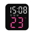 thumbnail image 1 of Dsseng Large Digital Wall Clock Battery Operated LED Digital Wall Clock Temperature, 1 of 14