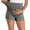 Dark Gray, variant on Women's Maternity Shorts Over Belly Workout Running Casual Summer Pregnancy Shorts Black M