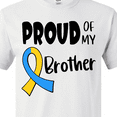 thumbnail image 4 of Inktastic Proud of my Brother Down Syndrome Awareness T-Shirt, 4 of 5