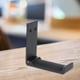 thumbnail image 5 of Soporte para auriculares Soporte para PC plegable Soporte para auriculares Soporte de aluminio para escritorio Abrazadera de gancho, estilo simple, negro Inevent EL001440-02, 5 of 7