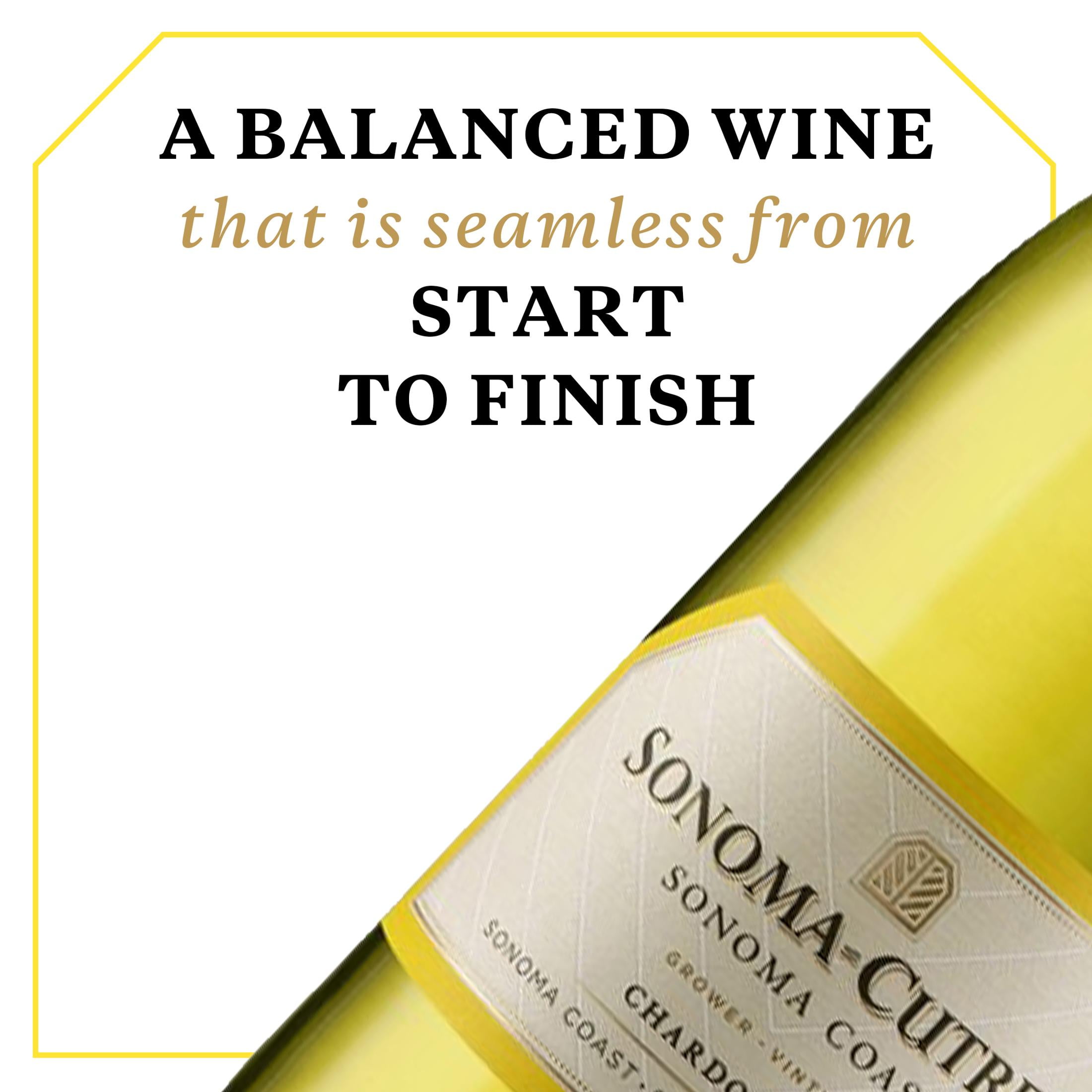 Sonoma-Cutrer Sonoma Coast Chardonnay White Wine, 750ml Bottle
