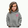 thumbnail image 4 of Godom Girls Zip Up Hoodies Size 7-8 Hoodie Long Sleeve Soft Sweatshirt Graphic Hoody Cute Pullover Top Clothe for Girl Tops Size 10-12 Unisex kids sweatshirts, 4 of 7