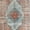 Coral/Turquoise, variant on JONATHAN Y CALIFORNIA VINTAGE Cadiz Vintage Medallion Area Rug, 4 x 6, Coral/Turquoise