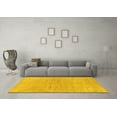 thumbnail image 3 of Ahgly Company Indoor Rectangle Abstract Yellow Modern Area Rugs, 7' x 9', 3 of 4