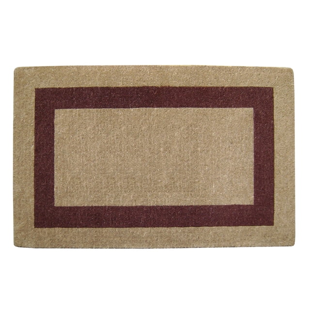 Nedia O2082 Cadre Photo Simple Non Applicable Robuste 30 Pouces x 48 Pouces Tapis Coco Brun, Uni