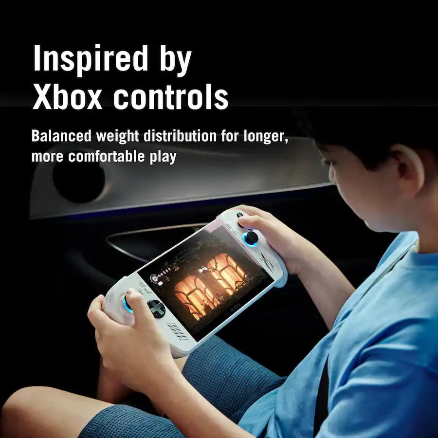 ASUS ROG Xbox Ally 7" FHD Gaming Handheld Console, 120Hz IPS LED Touch Screen, AMD Ryzen Z2 A Processor, 16GB with 1TB SSD, Windows 11, with 5ave 3-in-1 Kit