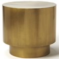 thumbnail image 4 of Home Square 18" Round Metal Accent End Table in Gold - Set of 2, 4 of 4