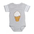 thumbnail image 1 of CafePress - Ice Cream Van - Cute Infant Baby Football Bodysuit, 1 of 1