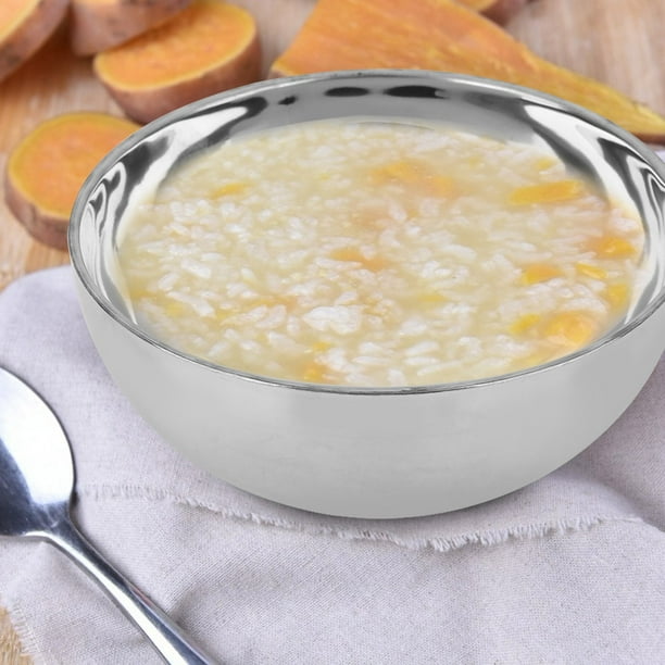 Cuencos de acero inoxidable opción perfecta para la comida diaria resistencia a la rotura para una durabilidad excepcional para helados postres platos de acompañamiento ANGGREK Otros