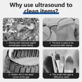 thumbnail image 3 of Ultrasonic Cleaning Glasses, Jewelry Ultrasonic Frequency - White, 3 of 5