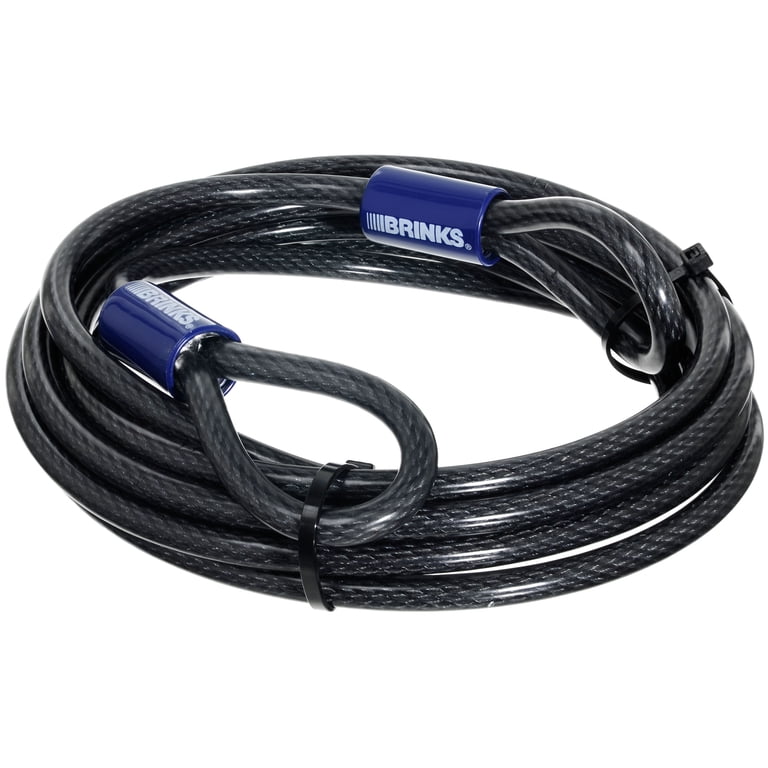 Brinks Flex Weave Cable Lock 3/8in x 15ft (2-pack) photo 5