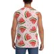 thumbnail image 4 of Fotbe Hand Drawn Watermelon Men's Camiseta sin Mangas Estampada para Hombres, Playera Casual para Gimnasio, Entrenamiento, Playa-3X-Large, 4 of 7
