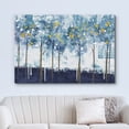 thumbnail image 2 of wall26 Canvas Print Wall Art Pastel Watercolor Blue Gold Forest Tree Landscape Nature Wilderness Illustrations Modern Art Farmhouse/Country for Living Room, Bedroom, Office - 24"x36", 2 of 5