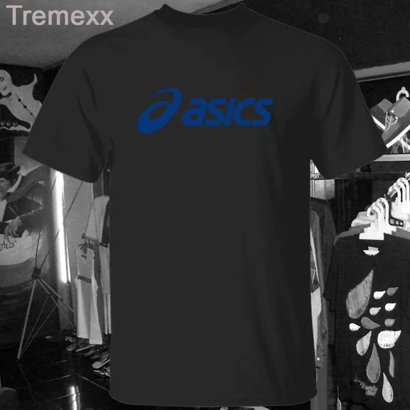 New Shirt Asics Logo T-Shirt Funny Made In USA S to 5XL