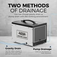 thumbnail image 2 of ALORAIR Crawl Space Dehumidifier with Pump, Energy Star Certified 70 Pint Commercial Dehumidifier, Auto Defrost, Up to 1000 Sq Ft, Memory Start, 2 of 7