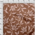 thumbnail image 3 of oneOone Cotton Cambric Dark Rose Brown Fabric Floral Magnolia Fabric For Sewing Printed Craft Fabric By The Yard 42 Inch Wide, 3 of 4