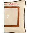 thumbnail image 3 of Mr. And Mrs. Embroidered Picture Small/Petite Accent Pillow, 8" x 10", 3 of 4