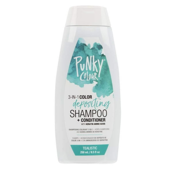 Punky Tealistic 3in1 Color Depositing Shampoo & Conditioner with Shea