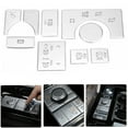 thumbnail image 4 of Button Repair Kit, Car Button Sticker Antiwear Stylish Aluminum Alloy  Replacement For Land Rover Range Rover Sport 2014-2017 For Auto, 4 of 8