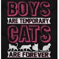 thumbnail image 2 of Cats Are Forever Single Girl Humor Women Plus Size Long Sleeve Graphic Tee Brisco Brands 2X, 2 of 5