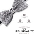 thumbnail image 2 of LAICAIW Rhinestone Bow Ties for Men-Pre Tied Sequin Bowties with Adjustable Length-Huge Variety Colors Available, 2 of 7